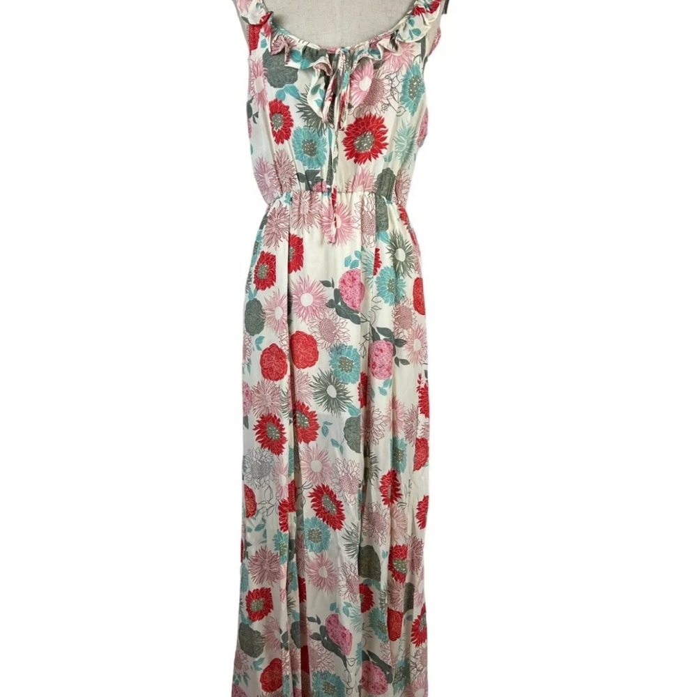 Lucy Love Cream Sundress with Flutter Sleeves and Scoop Neck